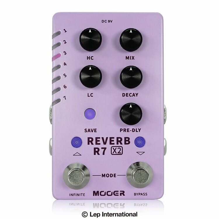 mooer A7 リバーブ Mooer A7