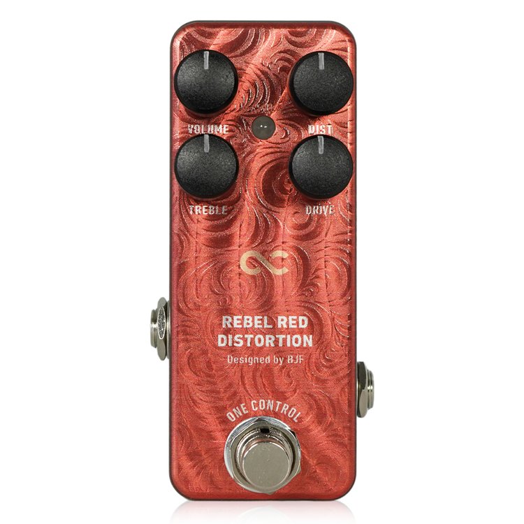 ワンコントロール クリムゾンレッド: ベース用プリアンプ・エフェクター 8/4まで面ファスナー付属】One Control CRIMSON RED BASS PREAMP