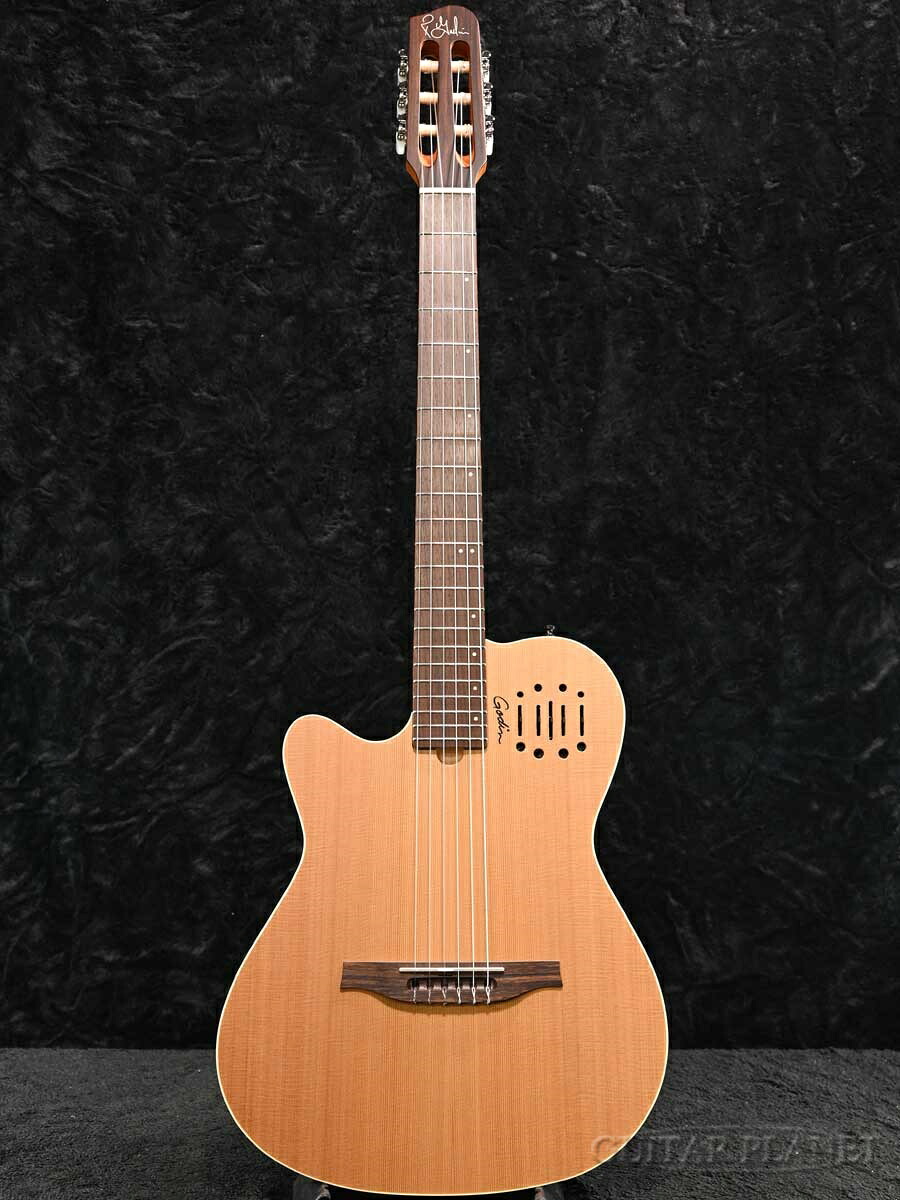 Godin Multiac Nylon Encore Lefty 新品 ナチュラル[ゴダン][マルチアックナイロン][レフティ,左,Left Hand][Classic Guitar,クラシックギター,エレガット]｜ギタープラネット