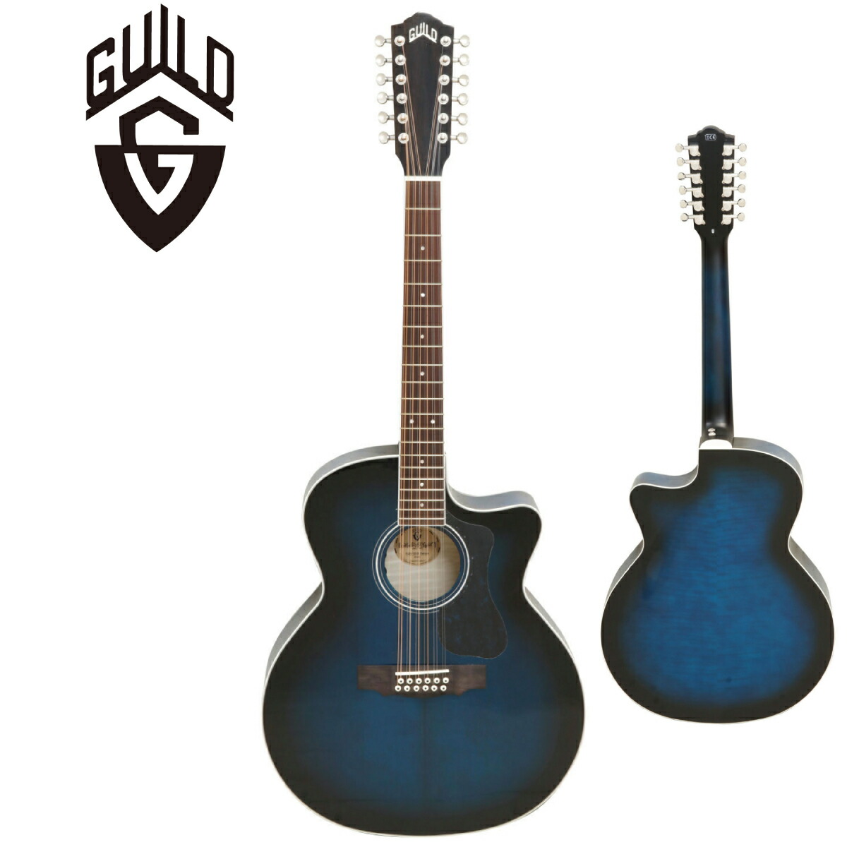 楽天市場】GUILD F-2512CE DELUXE MAPLE -TBB- 新品 [ギルド][Trance Black  Burst,トランスブラックバースト][Electric Acoustic Guitar,アコースティックギター ,エレアコ][F2512CE][12strings,12弦] : ギタープラネット