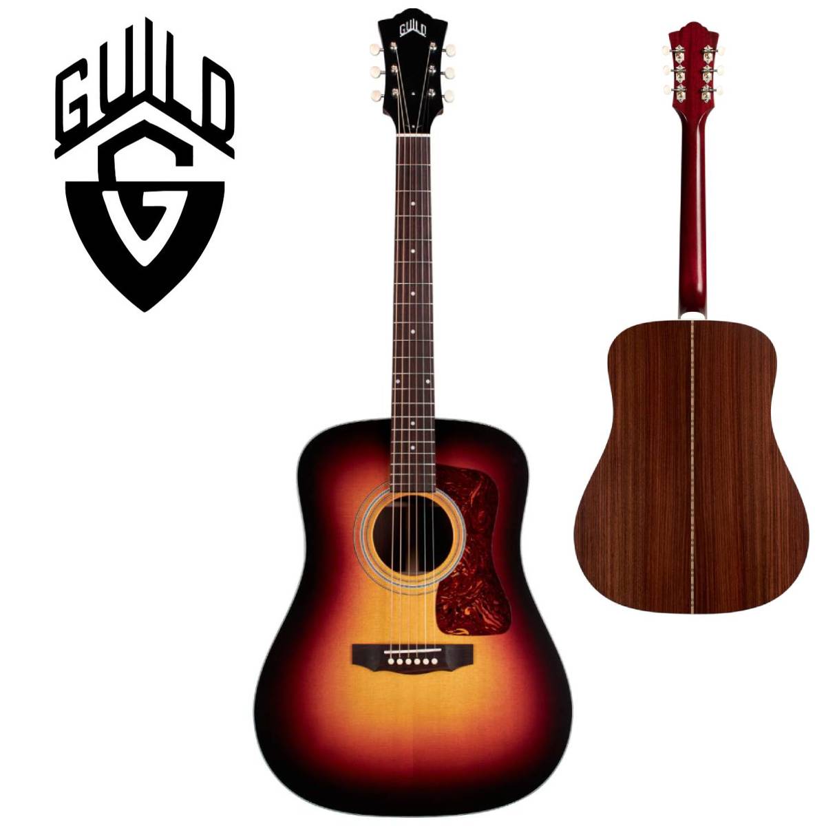 楽天市場】Guild USA D-55E -ANTIQUE BURST- / 新品[ギルド