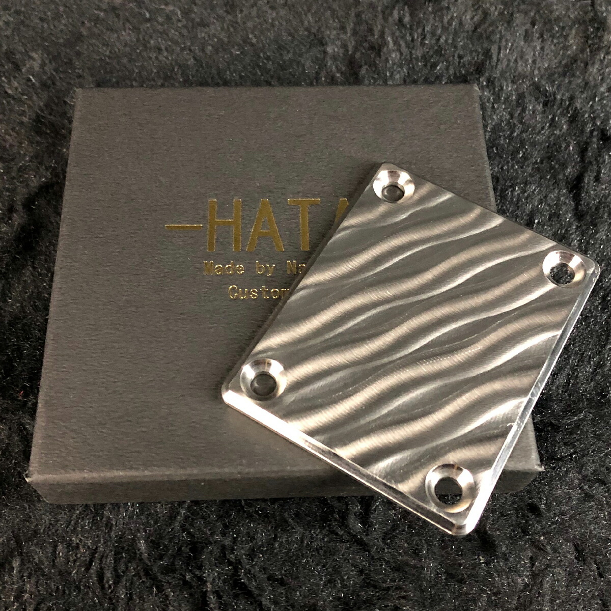 HATA SUS304ステンレス 《刻印なし》 4点止めジョイントプレート 新品[畑精密,ハタ][Joint Plate][Stainless][Electric Guitar,Bass,エレキギター,エレキベース]｜ギタープラネット