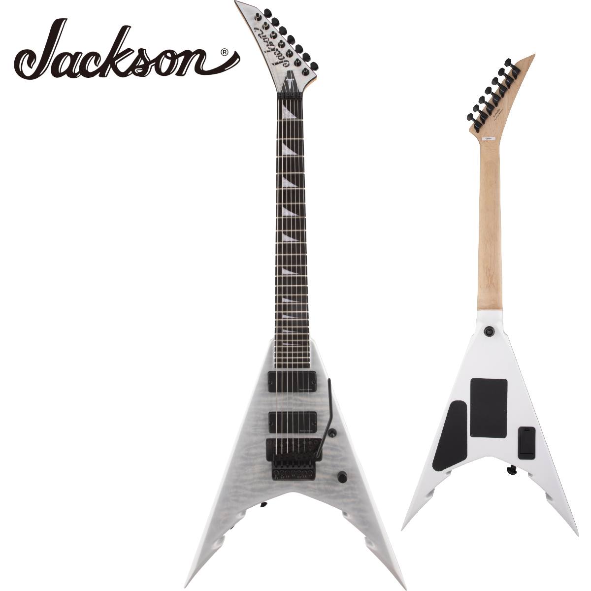 楽天市場】Jackson Pro Series KING-V KVMG Snow White with Black