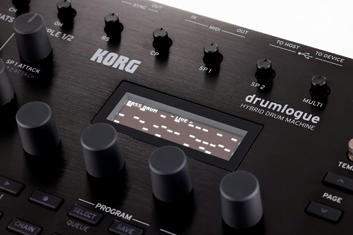 新品□送料無料□ KORG drumlogue ドラムマシン 限定出品 sitedev