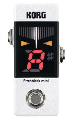 KORG Pitchblack mini White PB-MINI-WH 新品 ペダルチューナー[コルグ][ピッチブラックミニ][ホワイト,白][クロマチック][Pedal Tuner]