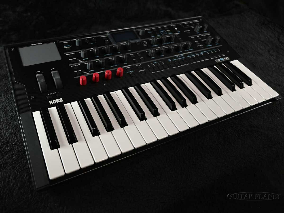 KORG / modwave WAVETABLE SYNTHSIZER / 新品アウトレット[コルグ][モッドウェーブ][Black,黒][アナログシンセサイザー][Keyboard,キーボード]｜ギタープラネット