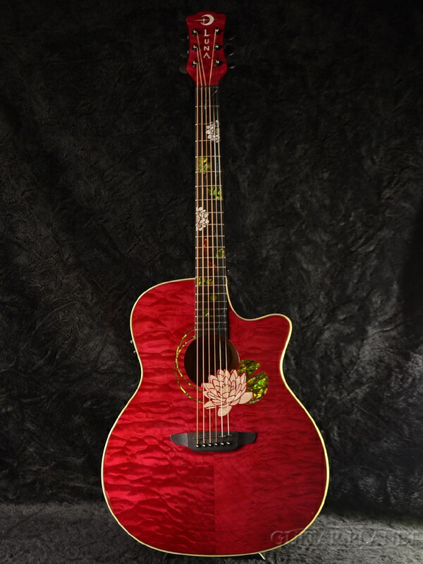 Guitar Rakuten Global Market Luna Guitars Flora Lotus GC