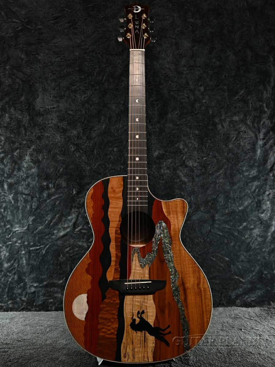 楽天市場】Luna Guitars Fauna Koi 新品[ルナ][鯉][Black
