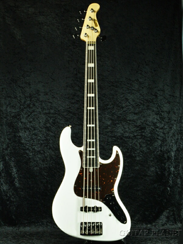 楽天市場 Moon Jb 5 Sutoh Model Snow White 新品 ムーン ホワイト 白 Jazz Bass ジャズベース 5弦 ギタープラネット