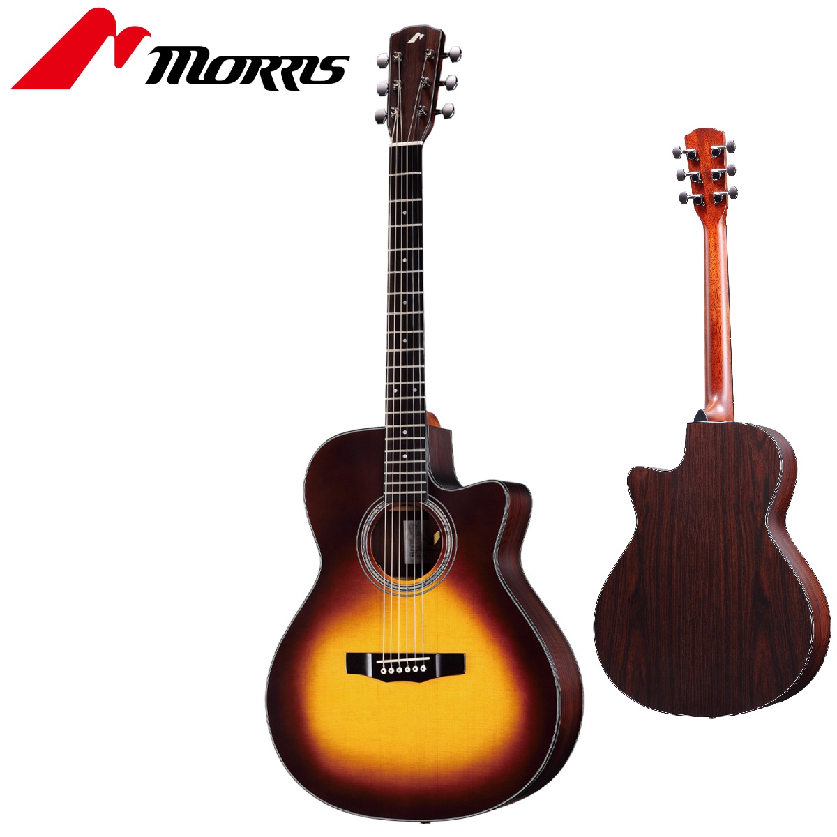 【ほぼ新品 専用ケース&保証書有】Morris R-15MO エレアコ モーリス Morris 【値下げしました！】アウトレット Morris(モーリス) / R