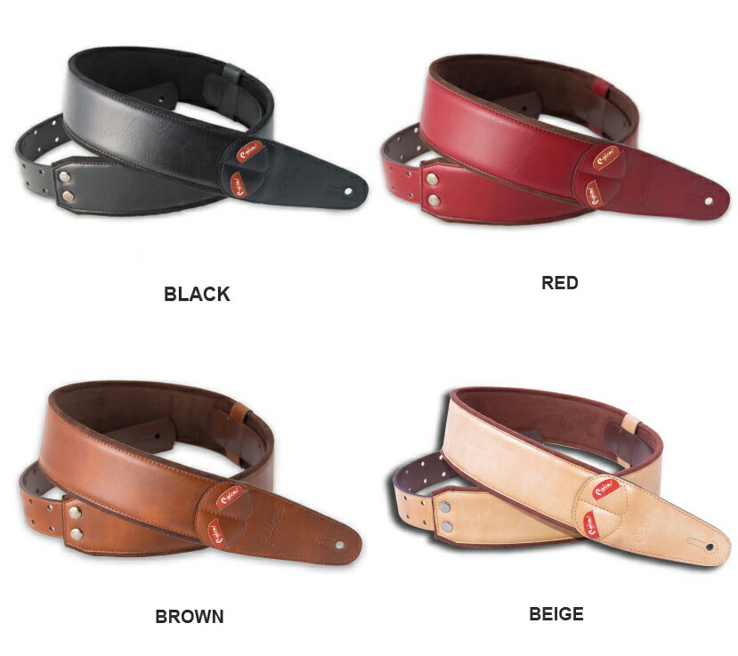 Right On! STRAPS FAKEY Black 送料無料 Bass strap with wide design and bass clef. Made of high