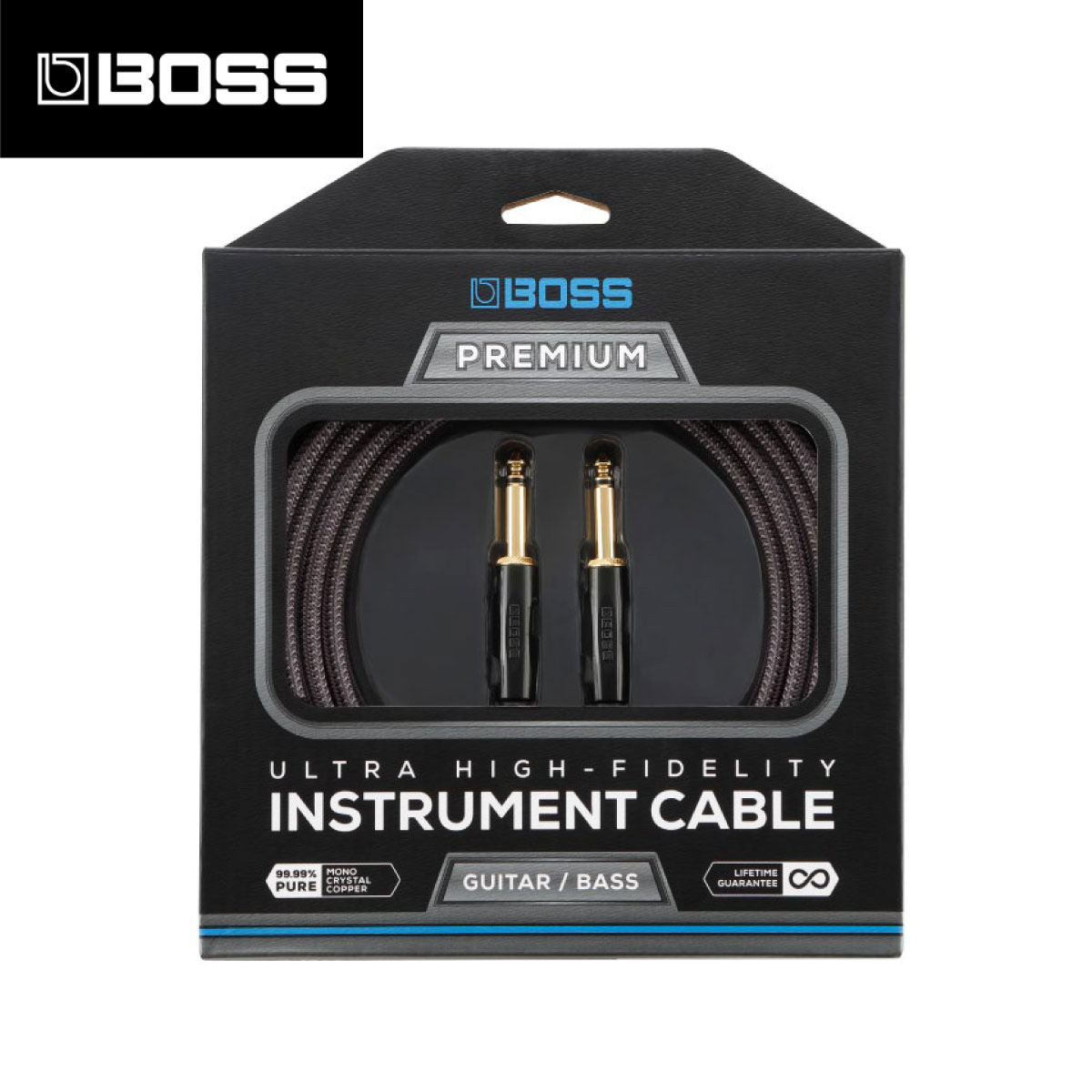 日本製 BOSS BIC-P10 3m ストレートプラグ 新品 ボス Instrument Cable シールド SS S 楽器用ケーブル  Guitar Bass ギター ベース fucoa.cl