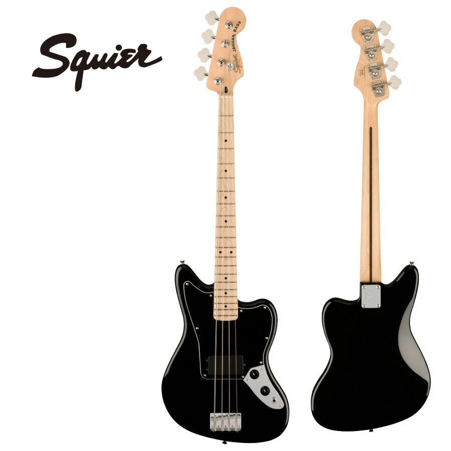 【楽天市場】Squier Affinity Series Jaguar Bass H Black / Maple 新品 ブラック