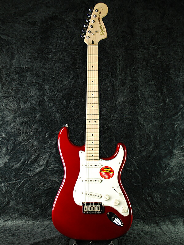 【楽天市場】Squier Standard Stratocaster CAR/M 新品 キャンディアップルレッド[スクワイヤー][スタンダード