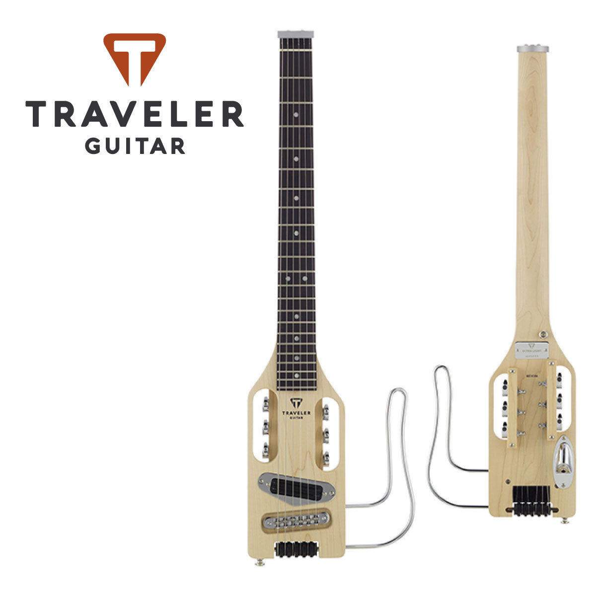 レオパードフラワーブラック TRAVELER GUITAR (トラベラーギター