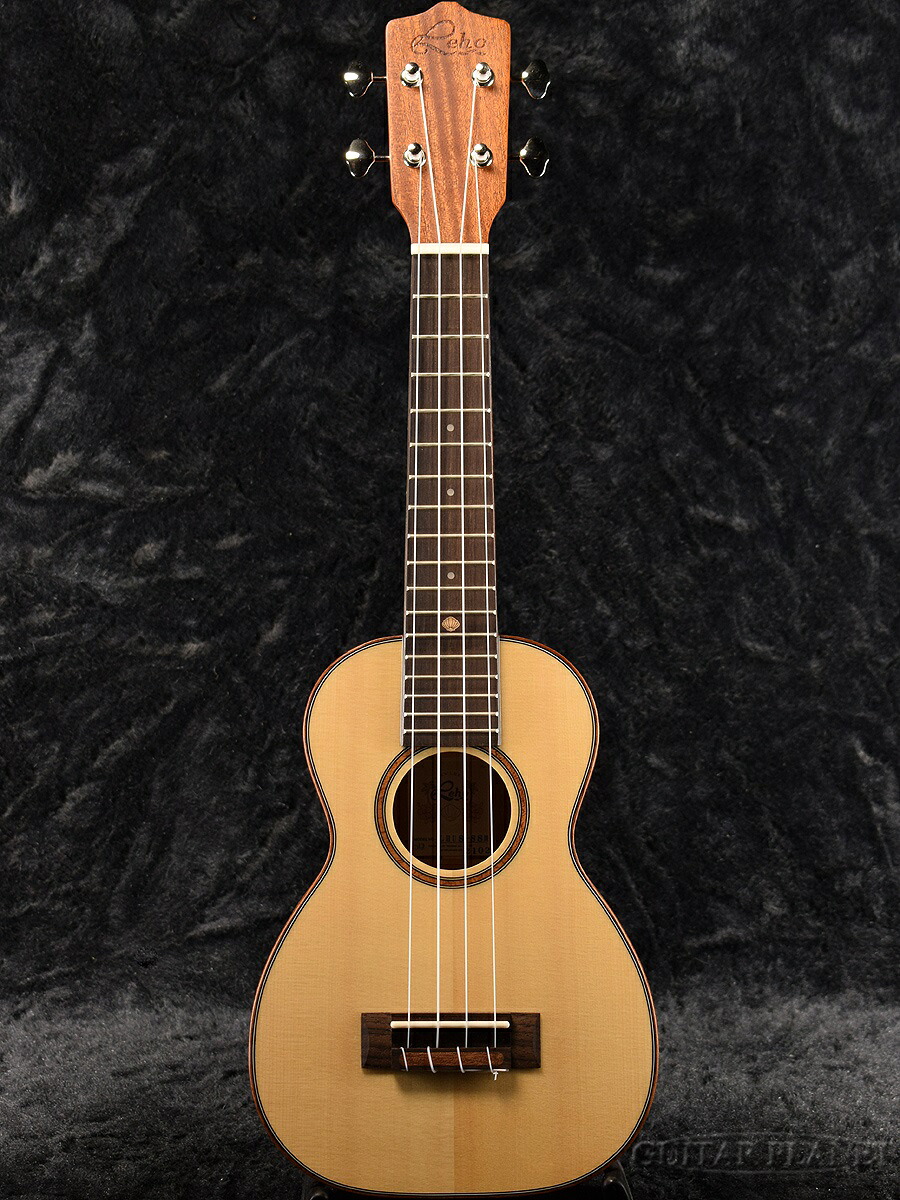 Leho LHUS-SSM 新品 ソプラノウクレレ[レホ][Spruce,Mahogany,スプルース,マホガニー][Soprano Ukulele]｜ギタープラネット