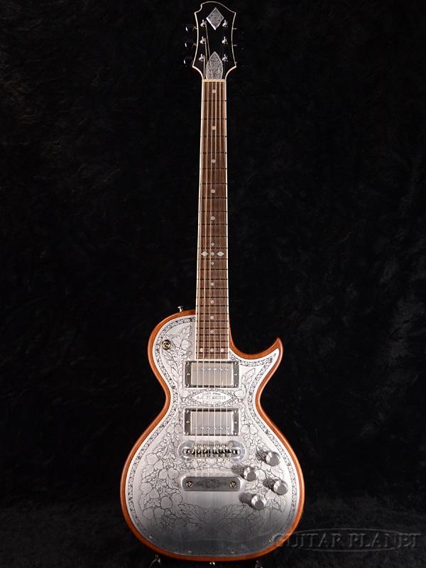 Zemaitis 4mf Antonio Natural 新品 ゼマティス メタルフロント ナチュラル Les Elrick ギター Paul レスポールタイプ Electric Guitar エレキギター ギタープラネット