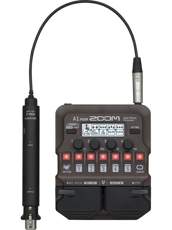 楽天市場】ZOOM G1 FOUR 新品 コンパクトマルチエフェクター