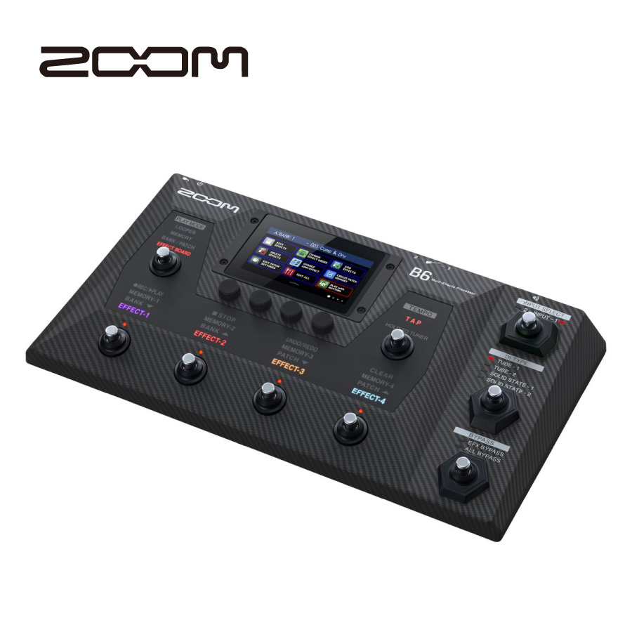 ZOOM B6 - Multi-Effects Processor 新品 ベース用マルチエフェクター[ズーム][Electric  Bass,エレキベース][Multi Effector] | ギタープラネット