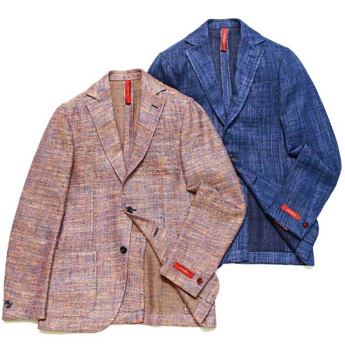 【40%OFF】ernesto（エルネスト） シルク コットン メランジ ネップ ホップサック シングル2Bジャケット 37061003027