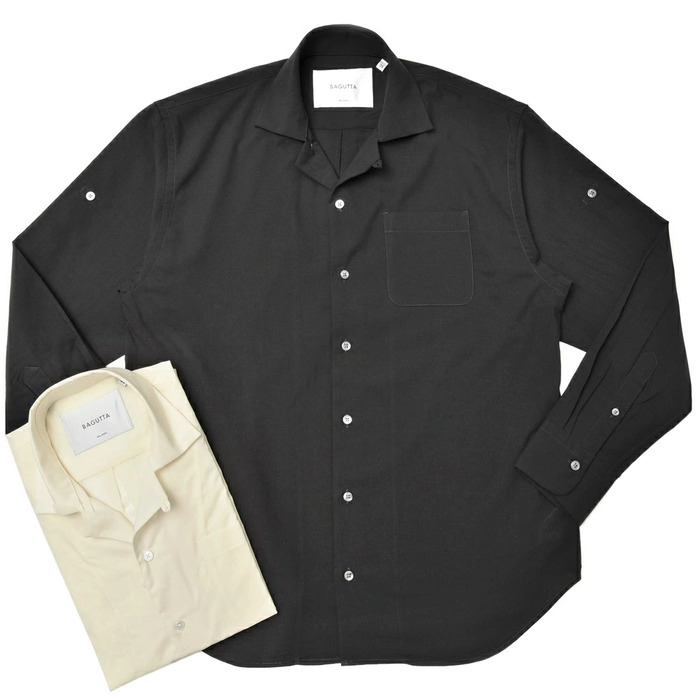 楽天市場】【SALE40】BAGUTTA バグッタ コットン ストライプ シャツ