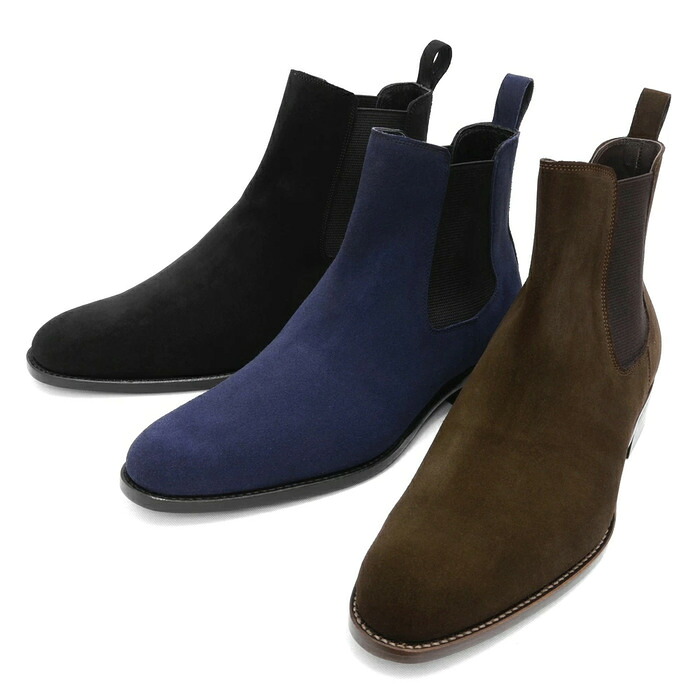 【40%OFF】guji（グジ） カーフスエードサイドゴアブーツ 59921 15372002019