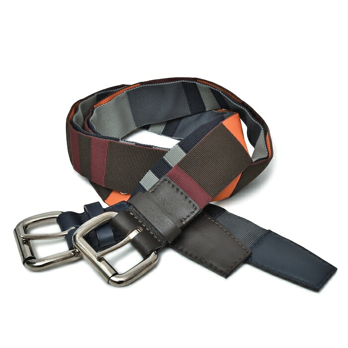 【40%OFF】ORCIANI（オルチアーニ）ナイロンラインベルト U07651 18171002025