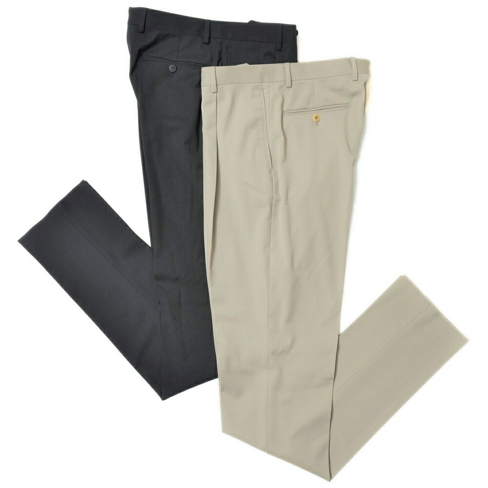 【40%OFF】CARUSO（カルーゾ） ストレッチウールギャバジンソリッド1プリーツテーパードパンツ C518AZ/HU0009 13012000025