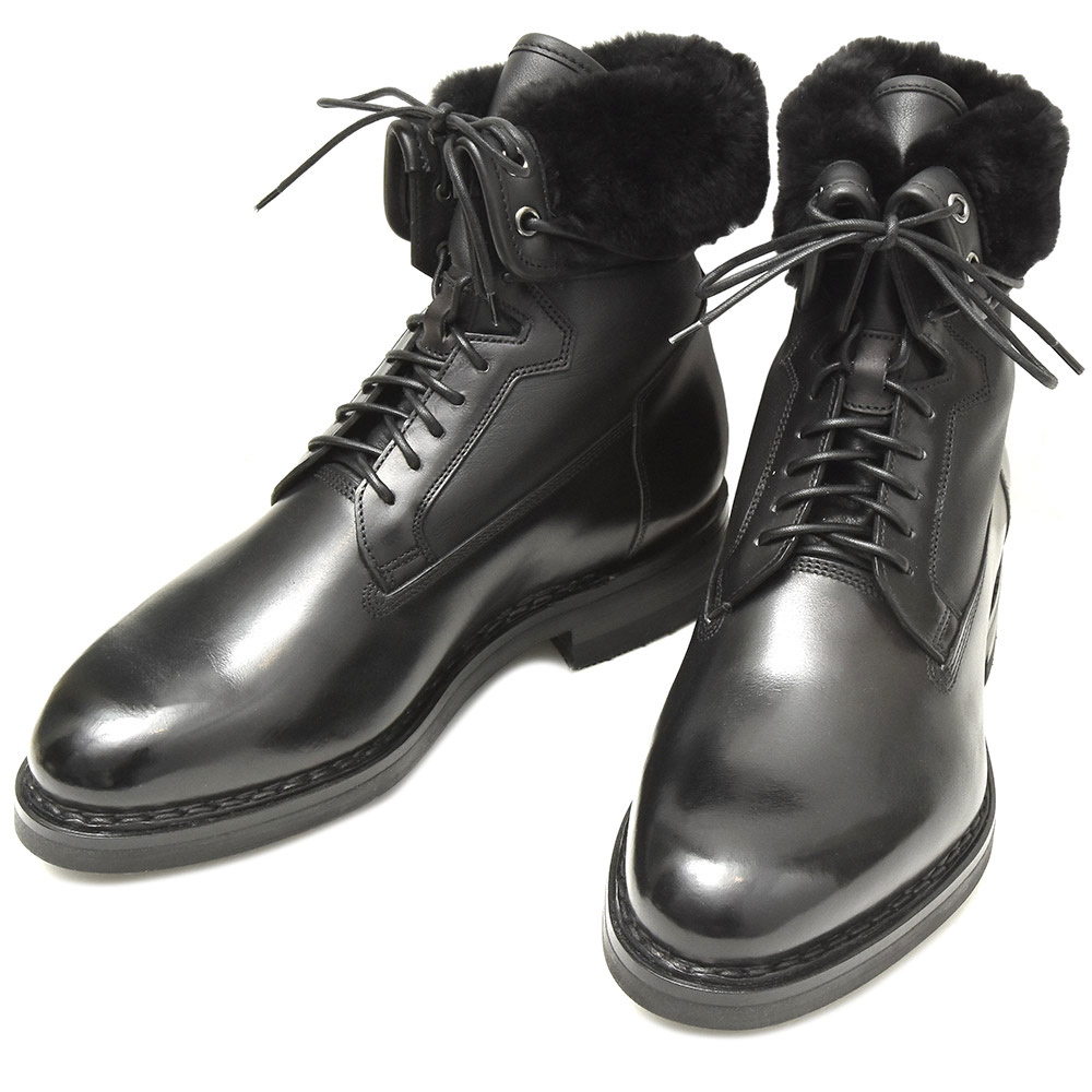 【SALE52%OFF】SANTONI（サントーニ）プレーントゥレースアップムートンブーツ B73T15222 15392000125｜guji outlet