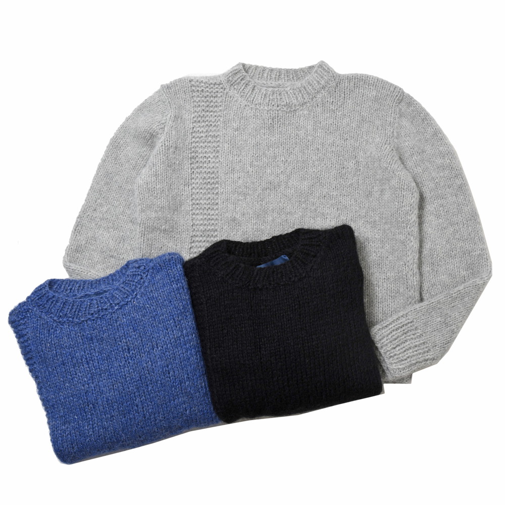 【SALE52%OFF】LES TRICOTS D\u0027O（レトリコ お人形さん）ローゲージアルパカナイロンウールクルーネックニット A-PR-RIB 16022400182