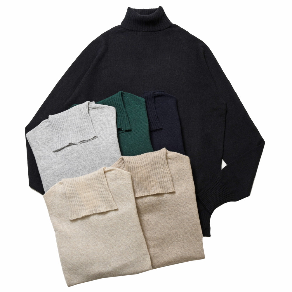 【40%OFF】ma'ry'ya（マリア） ハイゲージカシミアタートルネックニット YHK022 16022401025