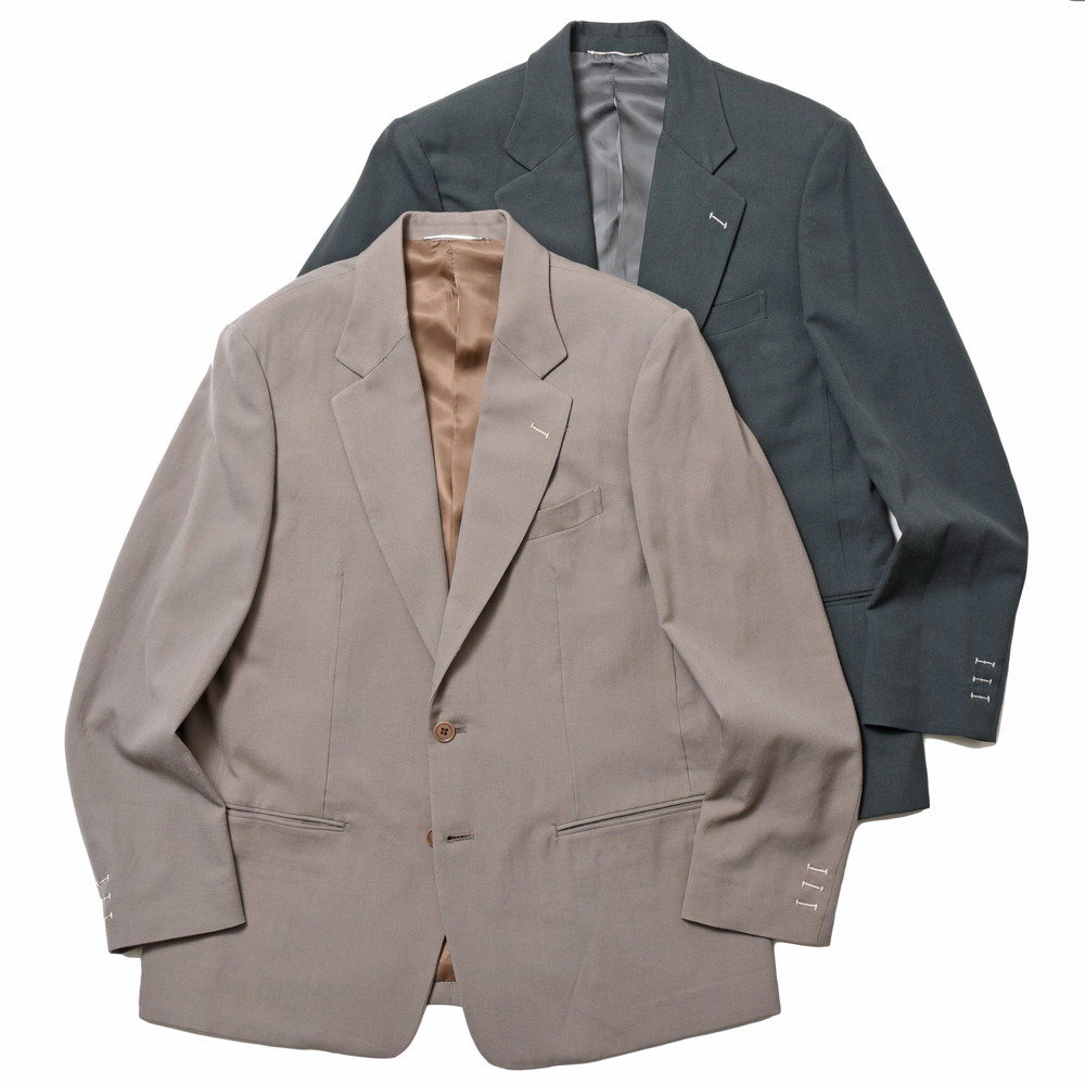 【40%OFF】mando（マンド）絨毛サルゼ2B上衣 22393-002 17022400037 ダークグリーン-ベージュ