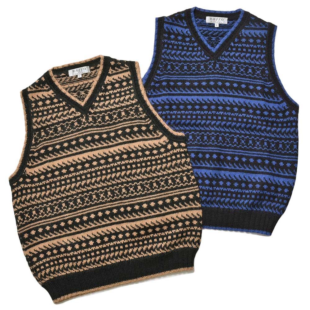【40%OFF】RAffa MOLINA（ラッファモリーナ） アルパカ Vネック ニットベスト 36012000035