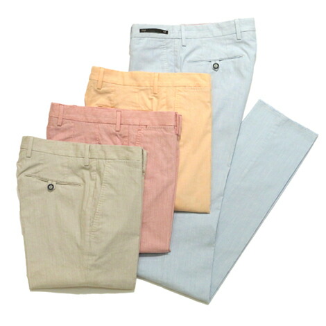 【SALE52%OFF】PT01(ピーティーゼロウーノ)RESORT コットン リネン ストレッチ コードレーン パンツ SUPER SLIM FIT 33051005081|guji outlet