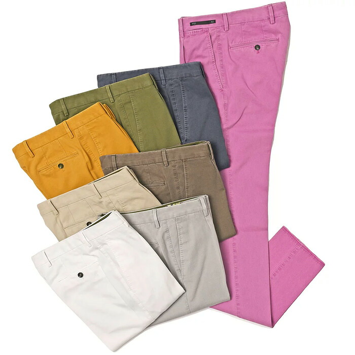 【SALE52%OFF】PT01(ピーティーゼロウーノ)SHAKA コットン ストレッチ ウォッシュド 1プリーツ パンツ 33071003081|guji outlet