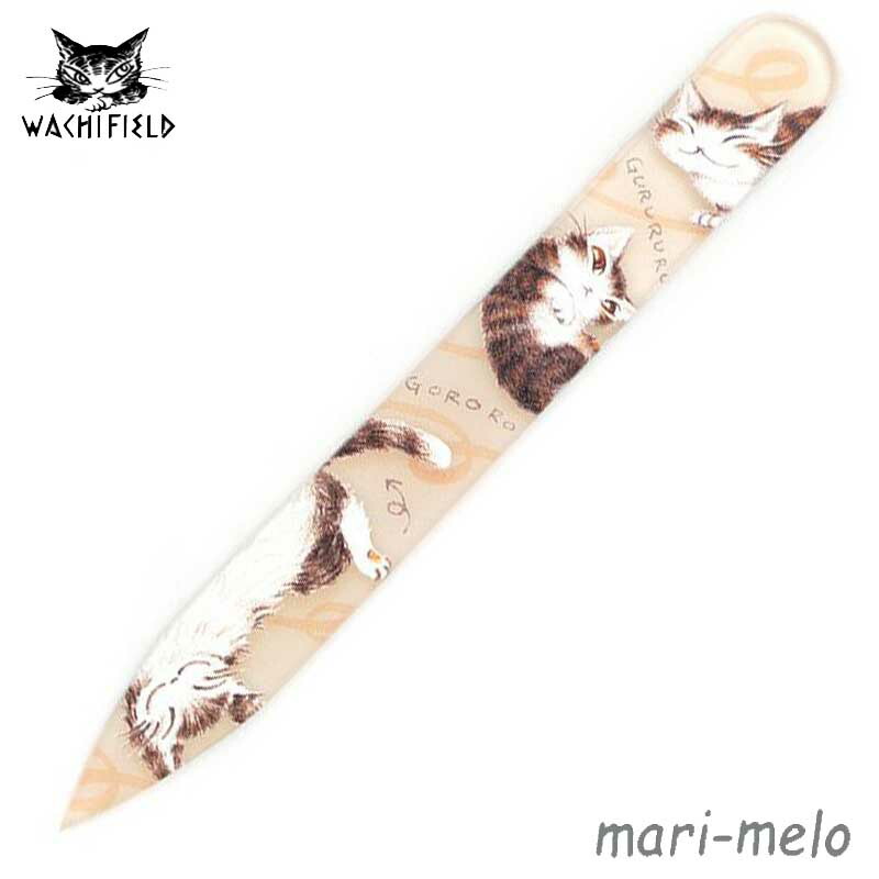 【クーポン発行中！】 ダヤン わちふぃーるど 猫 猫グッズ ダヤングッズ ガラス 爪やすり 猫は柔軟 ねこ 猫のダヤン 猫柄 wachifield 公式 かわいい キャラクター プレゼント ギフト 本革 父の日 ギフト ラッピング 24F画像