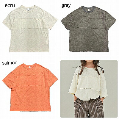 ◎2025春夏【MOUNTEN./マウンテン】 【MT103-1714】slub pocket T (organic cotton)[ｽﾗﾌﾞﾎﾟｹｯﾄﾃｨｰ](145～175) トップス/Tシャツ/カットソー/半袖/ジュニア/レディース/メンズ