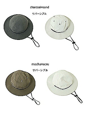 ◎2026春夏【MOUN TEN./御山】【MA78-1957】reversible dventure ht (re-nylon)(リバーシブルアドベンチャーハット)小物/かぶり笠/かぶり笠/リヴァーシブル/お坊っちゃん/レディース