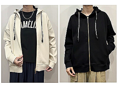 □春夏【siro de labonte/シロ  デ ラボンテ】【R613206】zip up foody [ジップアップフーディ](M)トップス/は滓もの/パーカー/ジップアップレディース