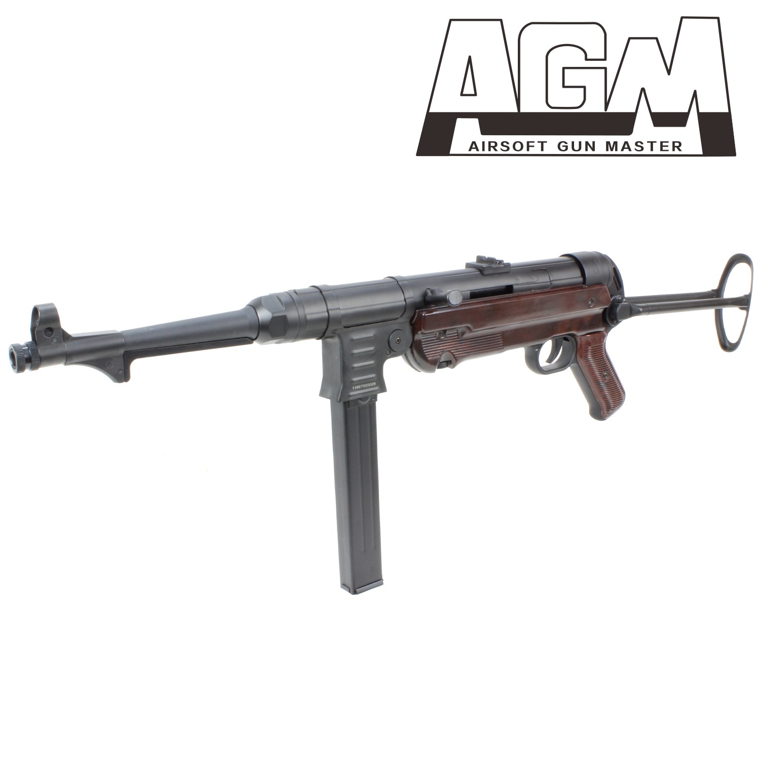 楽天市場】【本体セット】AGM MP40 電動ガン ブラウン【WW2