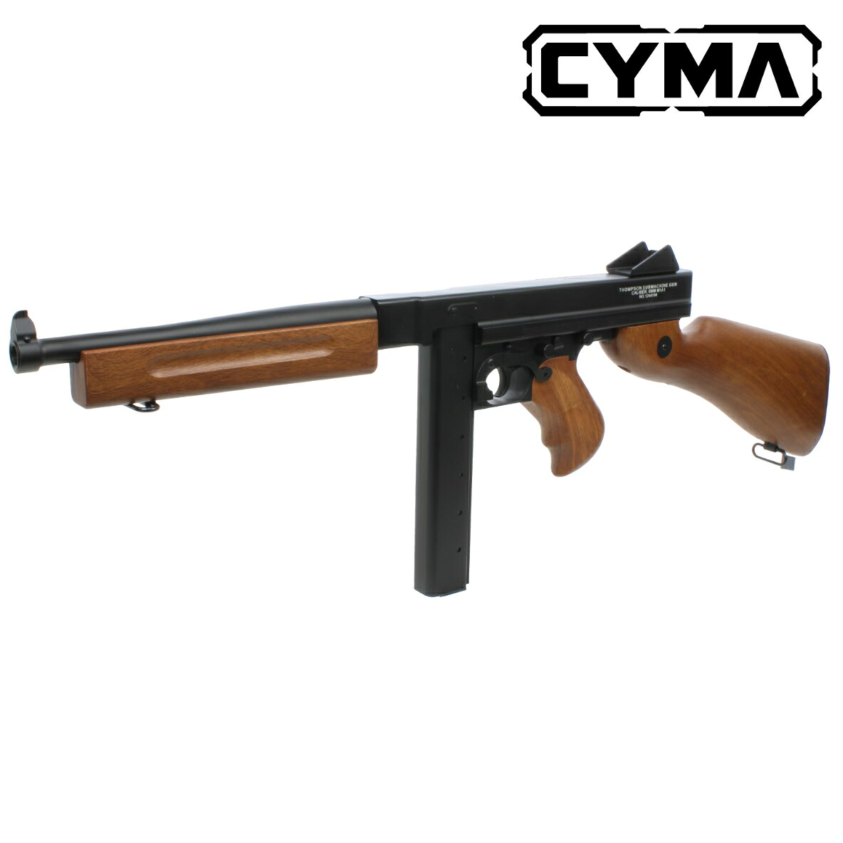 CYMA/CYBERGUN トンプソンM1A1 フルメタル電動ガン フェイクウッド｜G U N M A L L 大阪