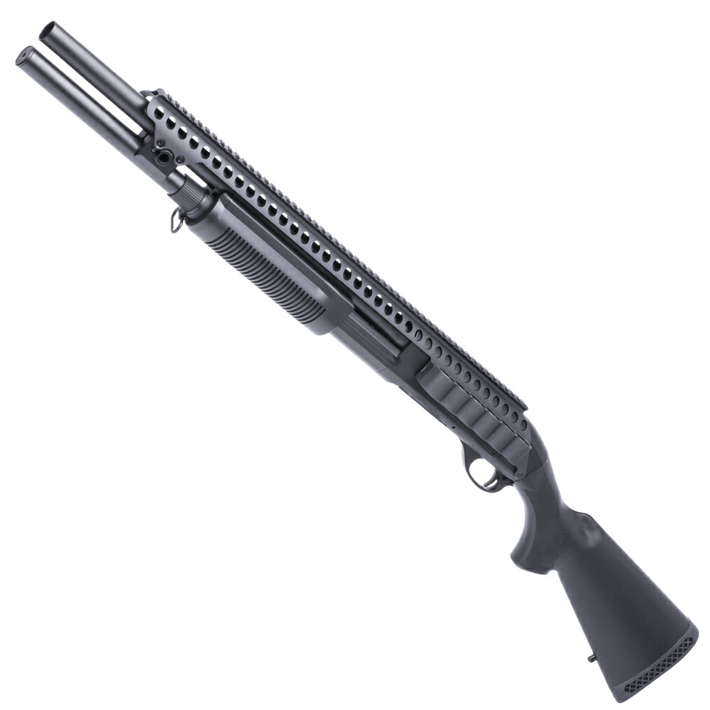 （4/1 入荷）【CYMA】M870 ロング Tac. 固定ストック フルメタルショットガン｜BKカラー｜エアコキ｜3発同時発射｜CM350CLMBK｜G U N M A L L 大阪