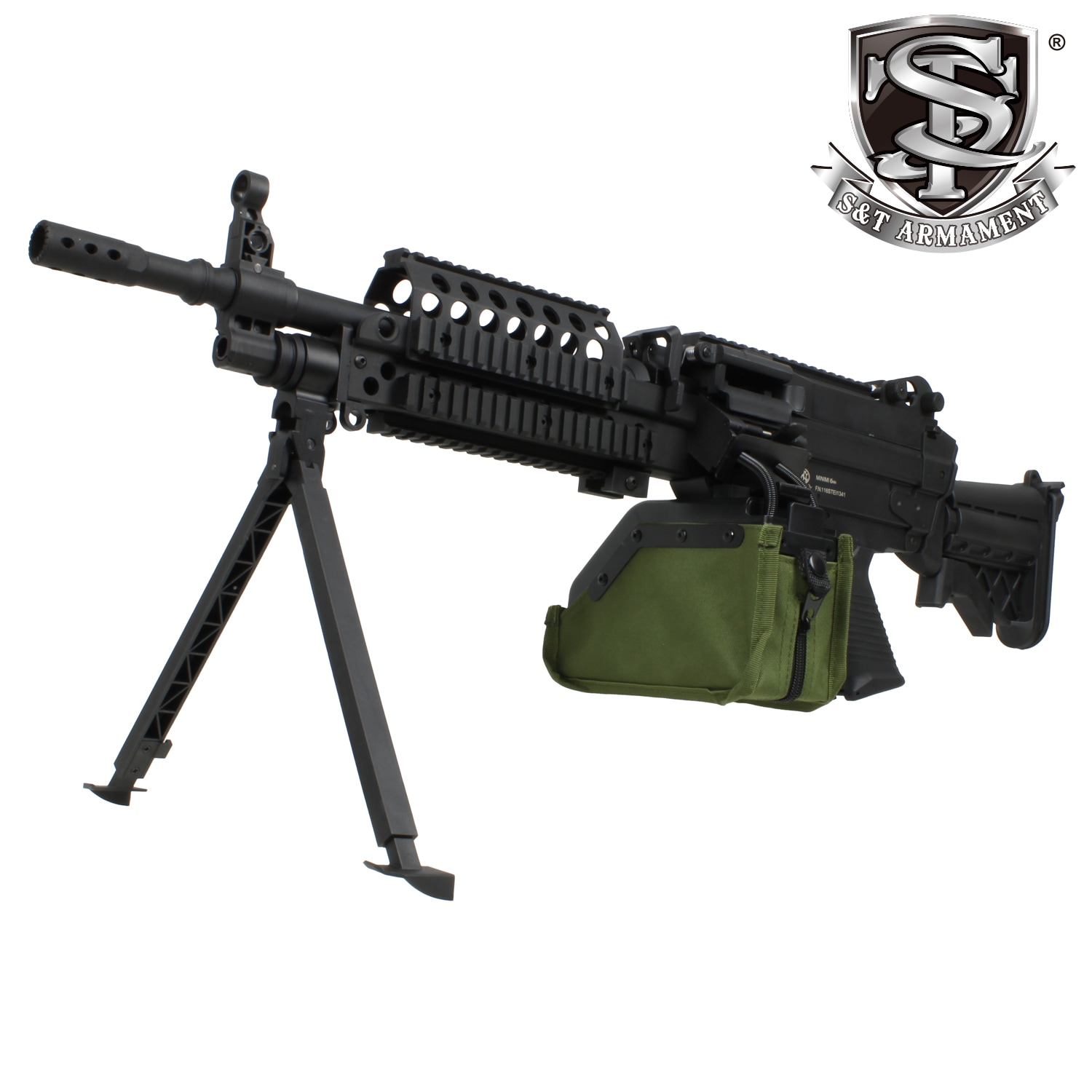 S&T｜MK46 Mod.1 BK｜スポーツライン電動ガン｜FN刻印モデル｜STAEG103M46BS【180日間安心保証つき】｜G U N M A L L 大阪