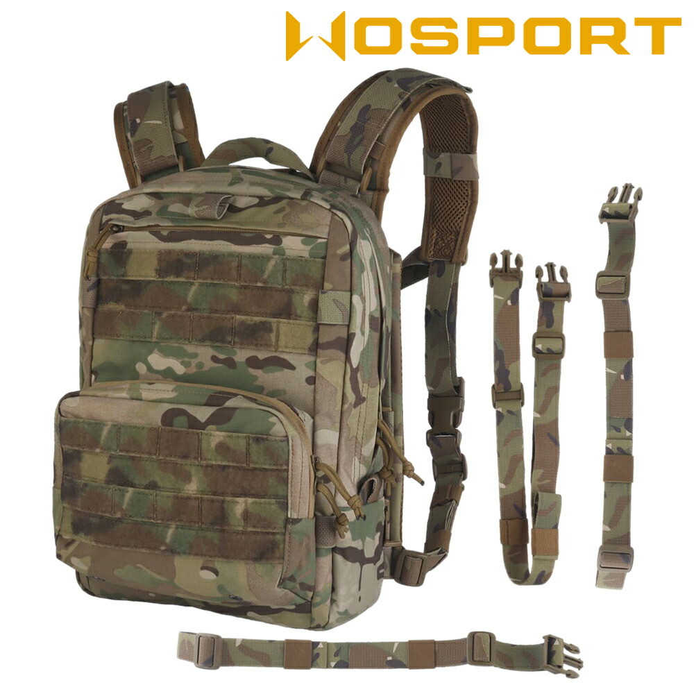 WOSPORT Crye R ZIP-ONタイプ バックパック Multicam