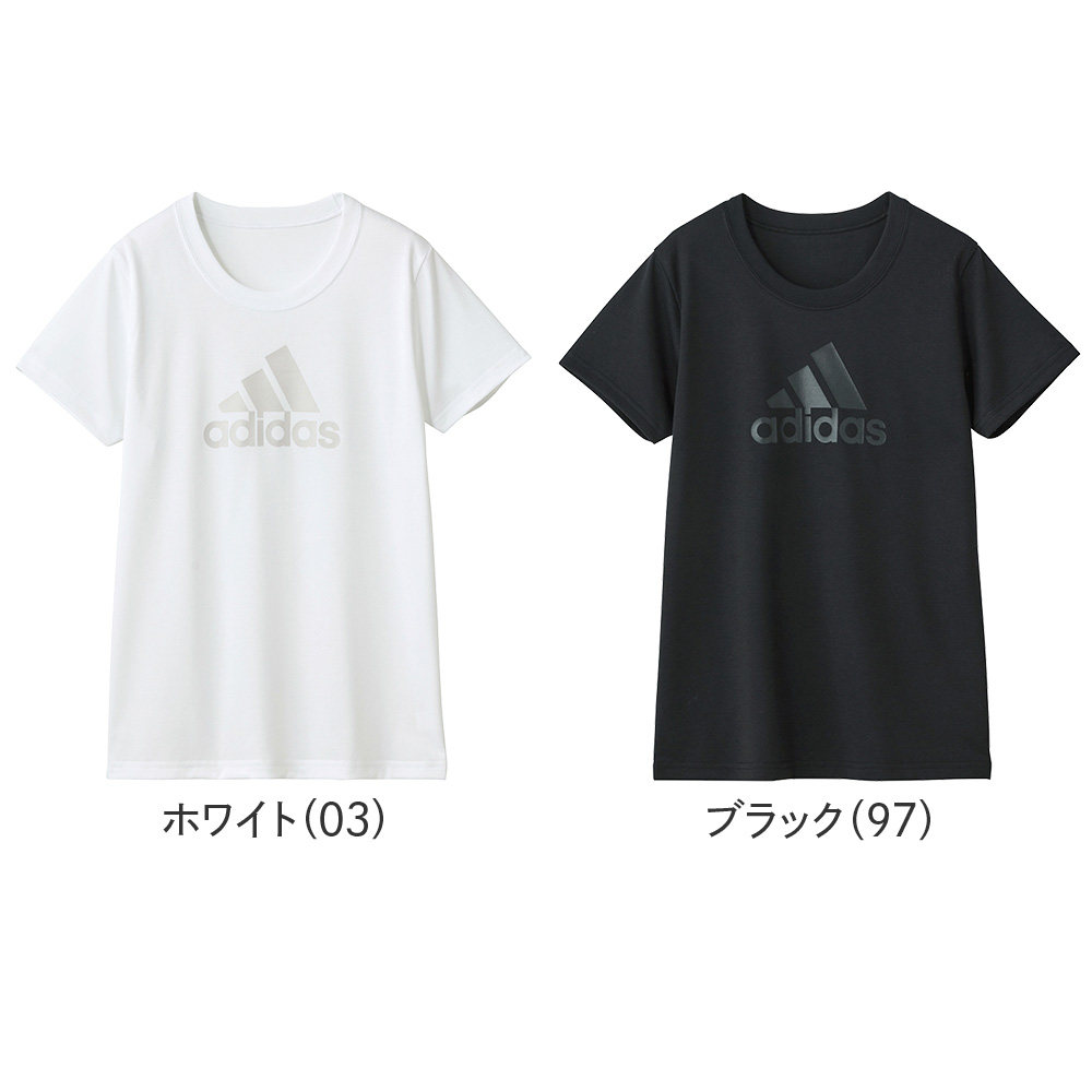 楽天市場 P5倍 Adidas アディダス ｔシャツ 吸汗速乾 レディース Ap1350a M L トップス 年間 Gunze13 グンゼオンラインショップ