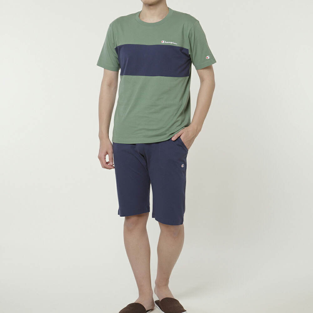 楽天市場 Champion ルームウェア 半袖半パンツ メンズ 春夏 綿100 Gunze グンゼ チャンピオン セットアップ 上下セット Om3061 M Ll グンゼオンラインショップ