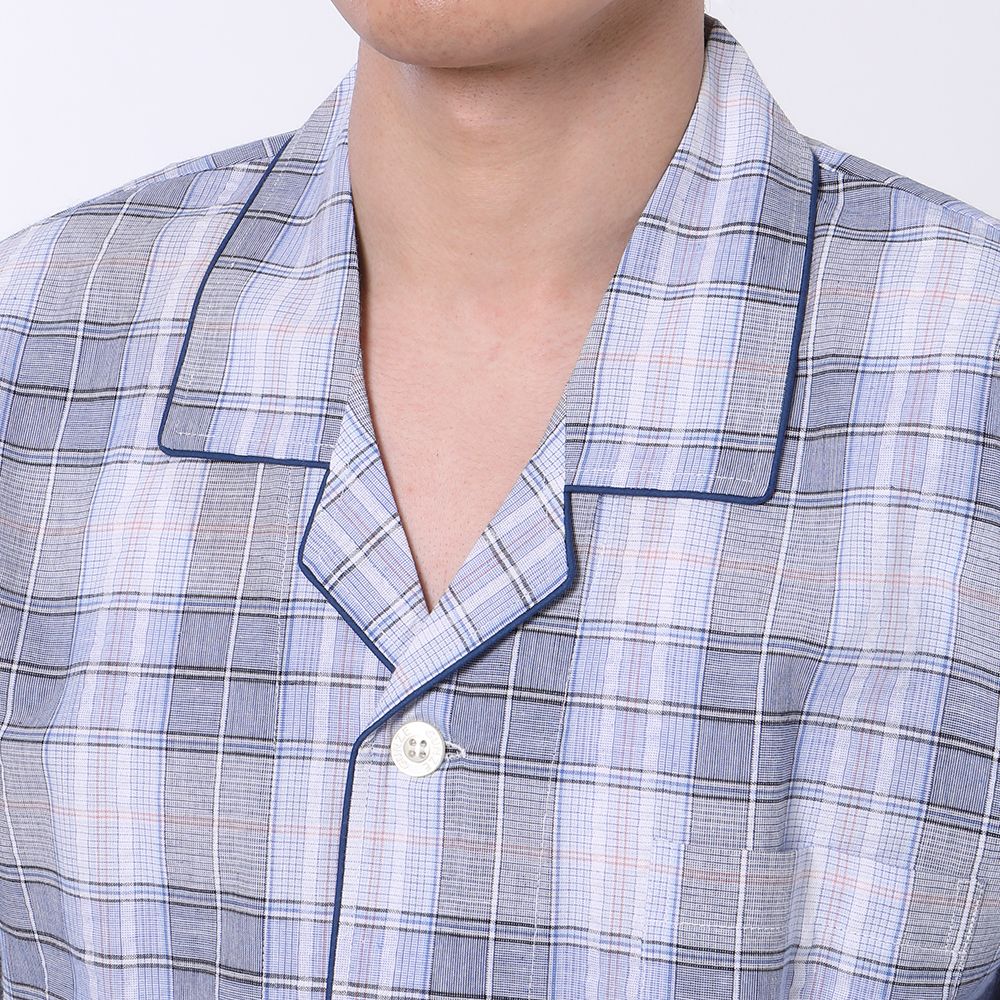 グンゼこだわりパジャマ 頭役袖長下穿 メンズ 春夏 綿布100 フートボール 吸汗速乾 上下揃え Gunze グンゼ パジャマ Sf81 Ll Vned Org