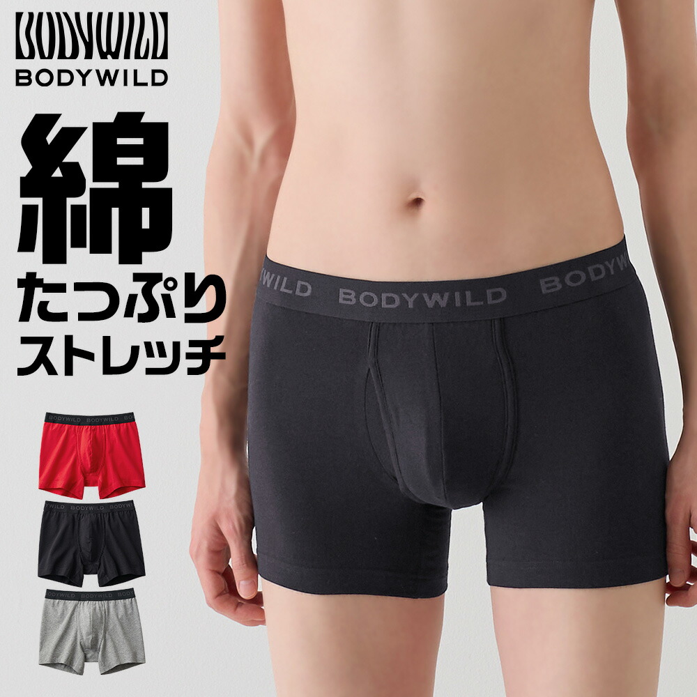 下着・アンダーウェア wakaba BODY WILD GUNZE グンゼ ボディワイルド ボクサーパンツ