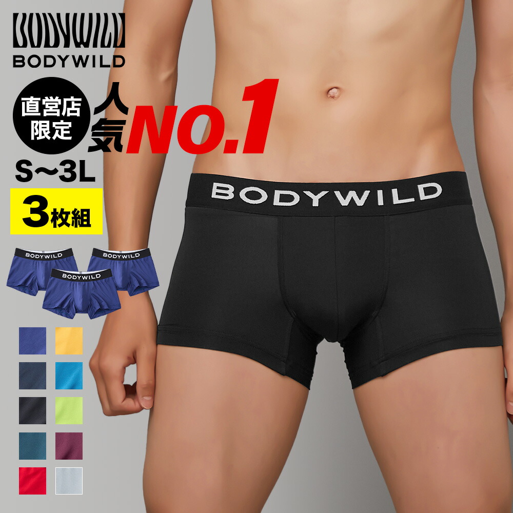 楽天市場】グンゼ BODY WILD ボクサーパンツ 腰ゴムなし エアーズ