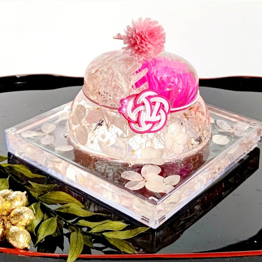 楽天市場】【送料無料】鏡餅 鏡もち お正月 お祝い ハーバリウム